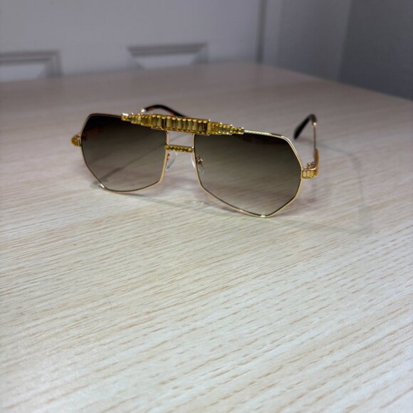 Black Lens Aviator Sunglasses